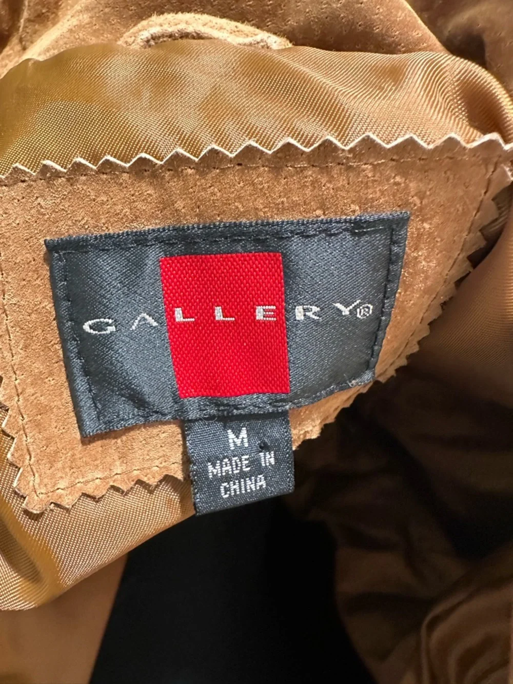 SPRING SALE! Gallery Cognac Fringe Suede Jacket - Picture 4 of 8